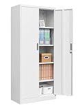 TaskStorz Storage Cabinet, 72 Inch Tall Metal