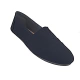 Easy USA Mens S308M Black 360m Canvas Slip on