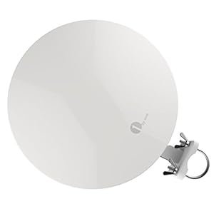 1byone 32dB Antena Exterior Amplificador Omnidireccional activo