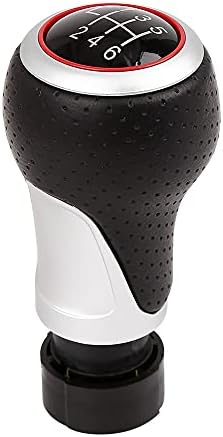 X AUTOHAUX 6 Speed Manual Stick Gear Shift Knob Handle Shifter Head for Audi S3 A3 A4: Automotive