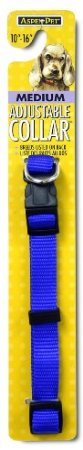 Petmate Adjustable Collar, 5/8 by 10 by 16-Inch, Blue