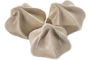 Niamara's Cappuccino Meringue Cookies, 2 Ounce - Rich Coffee Flavor Meringue Cookies - Gluten-Free, Fat-Free, Light Sweet Treat, Coffee Cookies