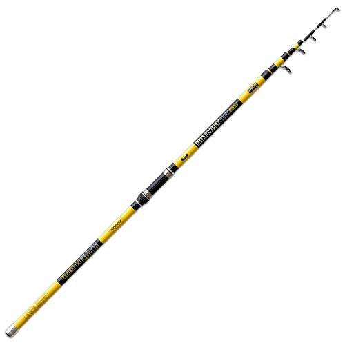 Lineaeffe Outcast Glow Tele 4.20 M Up To 200 G Canne à Pêche Surfcasting Télescopique Surf Mer Au Fond Carbone