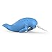 Genuine Fred, SPIKED TEA, Narwhal Reusable Silicone Tea Infuser, Blue, Fun Gift for Tea Lovers, Clever Kitchen Gadget
