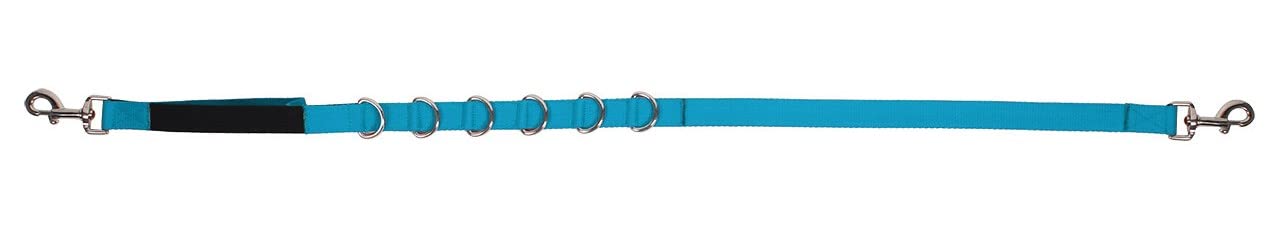 Equipride Side Reins Lunging Reins with 6 D Rings in 7 Amazing Colours Full and Pony (Sky, Full)