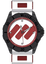 Destiny 2 New Monarchy Watch with Red & White Band Accutime