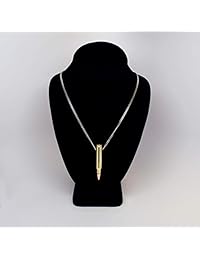 Remmington 223 Bullet Collar Mano y cobre acabado de latón pulido