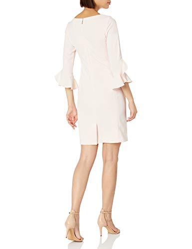 karl lagerfeld paris tulip bell sleeve crepe dress