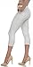 Extra Soft Capri Leggings with High Waist - 20 Colors - Plus (One Size fits Most (XS - XL), White)