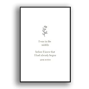 Framed Canvas Wall Art for Living Room, Bedroom Simple Words Canvas Prints for Modern Home Decoration Ready to Hang - 16"x24" inches