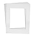 Golden State Art, Acid Free, Pack of 5, 16x20 White Picture Mats Mattes with White Core Bevel Cut for 11x14 Photo + Backing + Bags