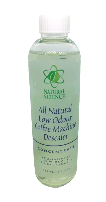 Premium Coffee Machine Descaler - Low-Odor Organic Lemon Juice formula Limescale Removal - Compatible with Espresso, Filter & Pod Machines - Works with DeLonghi, DolceGusto, Nespresso, Tassimo & More