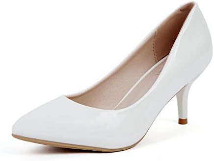 Cull4U Women's Classic Series Monday Pumps(7.5 B(M) US,White Patent)