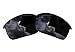 Polarized Replacement Lenses for Oakley Bottle Rocket Sunglasses - 5 Options Available (Stealth Black)