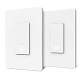 Smart Light Switch, Betalloo Wi-Fi Light Switch, Compatible with Alexa, Google Assistant and IFTTT, Single-Pole, Schedule, Remote Control, Neutral Wire Required, Easy Installation, ETL Listed - 2Pack