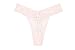 5-Pack Women's Thin Lace Hollowed-Out T-Back Low Waist Ice Silk Sexy Cheeky Thong See-Through Panties