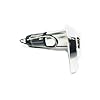 Pactrade-Marine-Rect-2-Prong-Chrome-Stern-Light-Pole-Base-Sliding-Socket-Plug-In