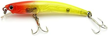 5x Fishing Lures Crankbait Freshwater Saltwater Coarse Sea Crank Hooks Tackle Bass Jerk Baits peche leurres Angelkoder YB-70-B01 70mm 4g Sinking Minnow
