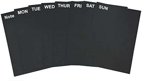 Chalk This Way Mini Chalkboard Stickers - 8 pack. 12 x 9 inch. Movable, Erase Easily.