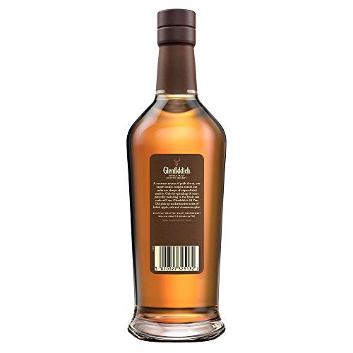 Glenfiddich 18 Jahre Single Malt Scotch Whisky mit Geschenkverpackung, 70cl - in Ex-Bourbon- & Oloroso Sherry-Fässern gereift für hochwertigen Genuss – Bild 3