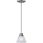 Maxim Malaga-One Light Mini Pendant in Transitional Style-6 Inches Wide by 5.25 inches high-Satin Nickel Finish-Frosted Glass