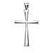 Sterling Silver Dainty Cross Pendant (1.25 inches)