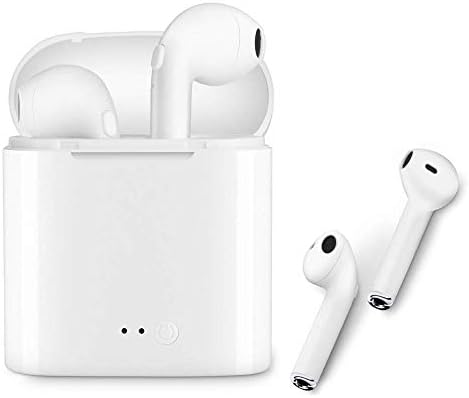 Bluetooth Headphones, Wireless Earbuds Stereo Earphones, Hands-Free Calling Headphone Sport Driving Headset with Charging Case for Phone iOS Android Smart Phones