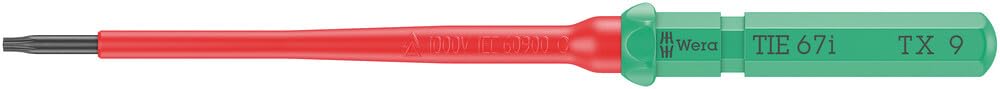 Wera Kraftform Kompakt VDE 67 i TORX® Take It Easy, TX 9 x 157 mm