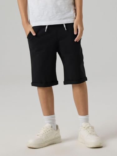 Nkmvermo Long Swe Shorts UNB F Noos Pantalones Cortos, Niños, Black, 116