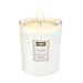 Anjou Scented Candle, Sweet Sour Fruity Smell, 7 oz Glass Jar Stress Relief, Made from 100 Percent Natural Soy Wax and Cotton Wick, Ideal Romantic Gift for Men and Women, Christmas Decor, White