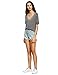 SheIn Women's Summer Short Sleeve Loose Casual Tee T-Shirt Misty Grey Medium