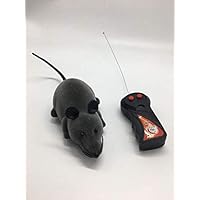 WEFOO Forum Novelties IDS Electronic Remote Control Rat, Simulation Mouse Toy for Cat Dog Kid, Gray