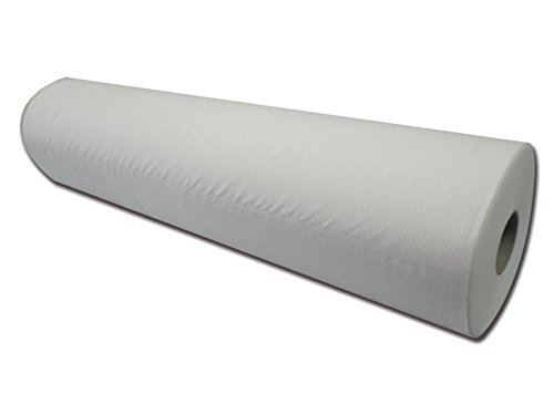 Gima 27411 2 Ply Embossed Fitted Sheet, 6 cm H x 47.5 mm L, 6 Rolls, White, Bianco