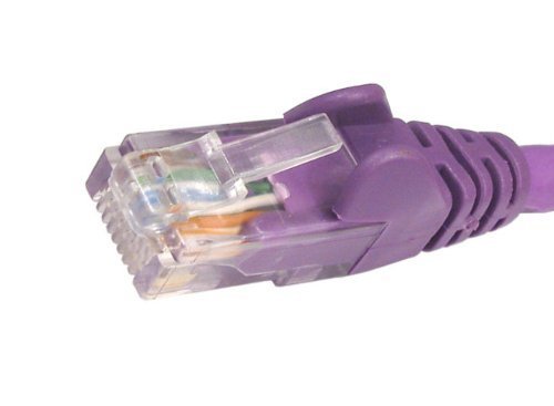World of Data 15m VIOLET CAT5E (enhanced) Network Cable - Ethernet - LAN - Patch - Internet - Broadband - Router - Hub - Modem -10/100