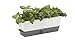 Cole & Mason Fresh Herb Range Self-Watering Potted Herb Keeper, Enamel Coated Steel, White and Grey, Triple