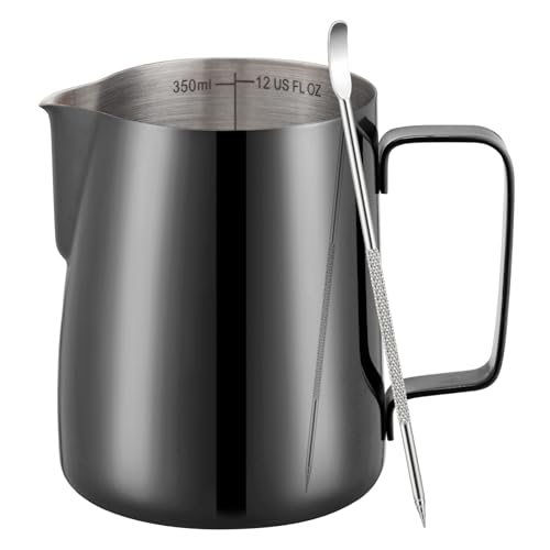 Amrules Milk Frothing Pitcher Milk Frother Cup