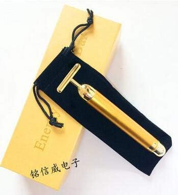 Yudanny 24kGold Beauty Bar Facial Roller Face Skin Pulse Treatment Massage Wrinkle Stick (Ship from UK)