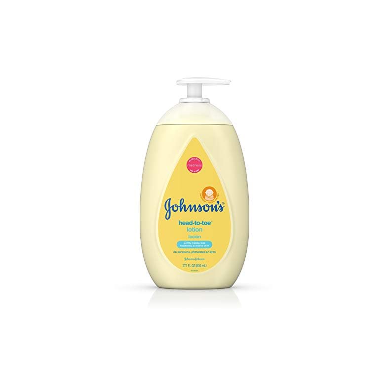 Johnson’s Head-to-Toe Moisturizing Baby Body Lotion for Sensitive Skin, Hypoallergenic and Paraben-, Phthalate- and Dye…