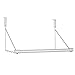 MaidMAX Metal Over The Door Closet Rods, Over Door Clothes Organizer Hanger Rack for Clothing or Towel, White