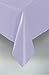 Lavender Solid Rectangular Plastic Table Cover (54