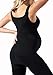 Everyday Maternity Belly Support Tanktop (Small, Deepest Black)