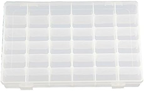 LAMEIDA 36 Lattice Transparent Plastic Box Jewelry Organizers Detachable Storage Box Hair Clip Jewelry
