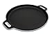 Premium Quality Cast Iron Pizza Pan By A1 Chef - Pre-seasoned Round Oven Griddle/Grill - 14'' Diameter - Suitable For All Kinds Of Ovens - Heats & Bakes Evenly