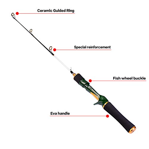 Carbon Fiber Fishing Rod Travel Spinning Lure Rod Sea Saltwater Pole (C)