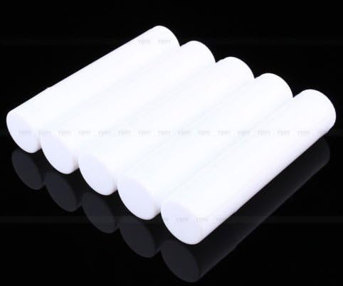 100PCS 5ml White Color Empty lipstick Lip Balm Container Tube + Caps