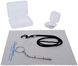 Glassesshop Eyewear and Sunglasses Accessory Set including Retainer | Nose Pads kit | Holder Strap | Repair Kit