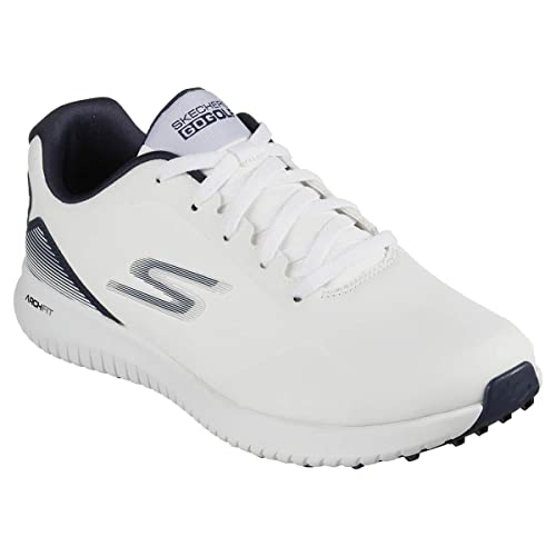 Skechers Homme 2022 Go Golf, Blanc/Bleu Marine, 45.5 EU