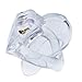 Bantie HT-V3 Male Chastity Device Lightweight Resin Ergonomic Breathable Chastity Cage with 4Rings and 2 Keys 256 Clear