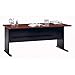 Bush Furniture Series A 72W Desk Workstation for Home or Professional Workspace, Desktop Solution for Office Use, Hansen Cherry