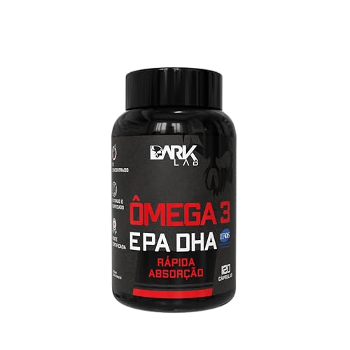 Suplemento Ômega 3 EPA DHA, Dark Lab, 120 Cápsulas